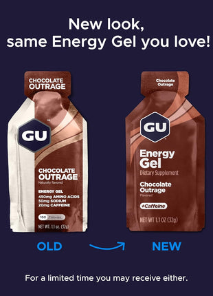 GU Energy Original Sports Nutrition Energy Gel, Vegan, Gluten Free, Kosher, and Dairy Free On the Go Energy for Any Workout, 24 Count, Assorted Flavors