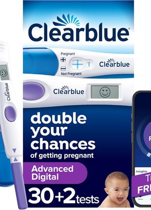Clearblue Advanced Digital Ovulation Test Kit, 32 Count