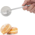HULISEN Flour Duster for Baking, One Handed Operation, 304 Stainless Steel Powdered Sugar Shaker Duster, Pick Up and Dust Flour Sifter, Gift Package