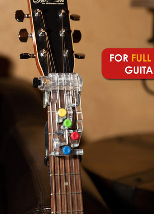 ChordBuddy "MADE IN THE USA" - Guitar Learning with Songbook, Lesson Plan, App, and Right Handed ChordBuddy | 2-Month Lesson Plan with App Access & Video Tutorials; Made in the USA