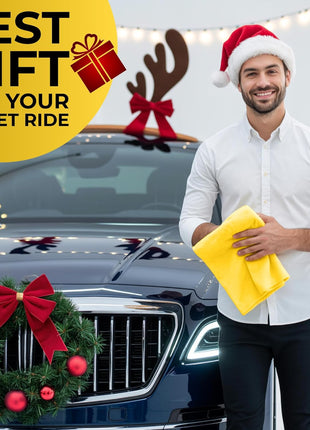 Premium Shammy Cloth for Car Drying - 26"x17" - Super Absorbent Chamois Towel for Car - Scratch-Free, Reusable & Soft