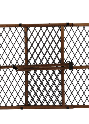 Position & Lock Adjustable Wood Baby Gate (Farmhouse Collection)