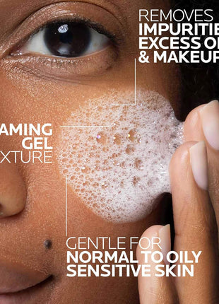 La Roche-Posay Toleriane Purifying Foaming Facial Cleanser, Oil Free Face Wash for Oily Skin and for Sensitive Skin with Niacinamide, Pore Cleanser Won't Dry Out Skin, Unscented