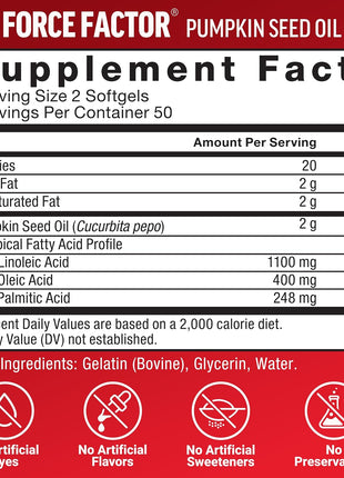 Force Factor Hair Growth Accelerator Multivitamin for Women & Men, with Lustriva, Biotin, Horsetail & Vitamins A, B12, C, D & E for Thicker Hair, Healthier Skin & Nails + Pumpkin Seed Oil Softgels
