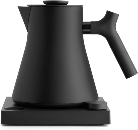 Fellow Corvo EKG Pro Gooseneck Electric Kettle for Pour Over Coffee & Tea | Precise Temp Control, Quick Heating, Stainless Steel, Brew Timer, Scheduling, LCD Display, Hold Mode, 0.9 Liter, Matte Black