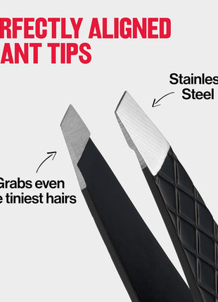 Revlon Expert Slant Tweezer, High Precision For an Easy Hair Removal, Made With Stainless Steel, 1 Count