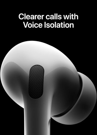 Apple AirPods Pro 2 Wireless Earbuds, Active Noise Cancellation, Hearing Aid Feature, Bluetooth Headphones, Transparency, Personalized Spatial Audio, High-Fidelity Sound, H2 Chip, USB-C Charging