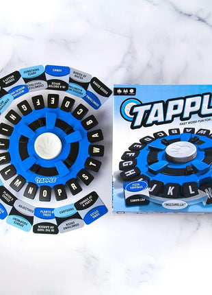 USAOPOLY The Original TAPPLE, The Fast-Paced Family Board Game,Choose a Category & Race Against The Timer to be The Last Player,Learning Word Game for Ages 8 & Up, 2-8 Players, 15-20 Minute Play Time
