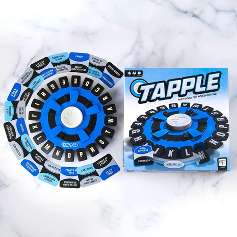 USAOPOLY The Original TAPPLE, The Fast-Paced Family Board Game,Choose a Category & Race Against The Timer to be The Last Player,Learning Word Game for Ages 8 & Up, 2-8 Players, 15-20 Minute Play Time