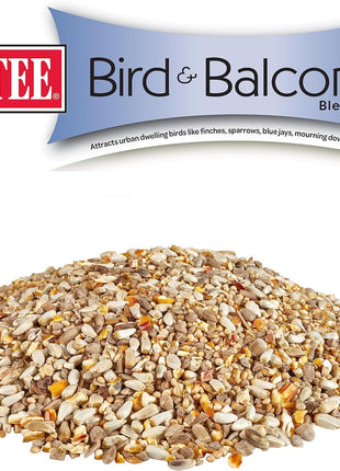Kaytee Bird & Balcony Wild Bird Food No Mess Seed Blend for City Dwelling Birds Like Finches, Sparrows, Mourning Doves and More, 5 lb