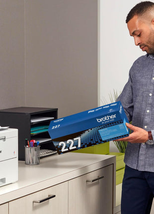 Brother Genuine TN227C, High Yield Toner Cartridge, Replacement Cyan Toner, Page Yield Up to 2,300 Pages, TN227, Amazon Dash Replenishment Cartridge 15.3 x 4.1 x 6.1 inches | Prints up to 2,300 pages, Amazon Dash replenishment