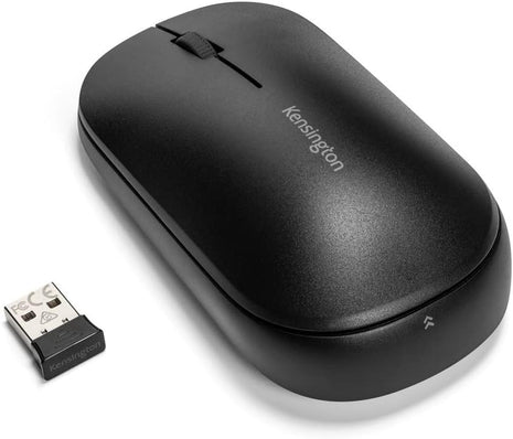 Kensington SureTrackTM Dual Wireless Mouse- Black (K75298WW) | Bluetooth and 2.4GHz connection, pairs with multiple devices, reliable everyday use
