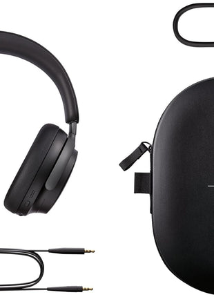 Bose QuietComfort Ultra Bluetooth Headphones, Wireless Headphones with Spatial Audio, Over Ear Noise Cancelling with Mic, Up to 24 Hours of Playtime, Black