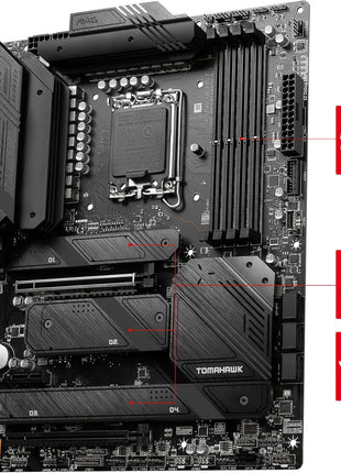 MSI MAG MAG Z790 Tomahawk Gaming Desktop Motherboard - Intel Z790 Chipset - Socket LGA-1700 - ATX