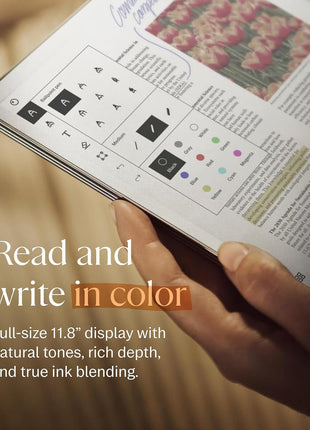 reMarkable Paper Pro with Marker Plus | 11.8" paper tablet with color display and reading light, e ink digital notebook for better thinking, writing, and reading