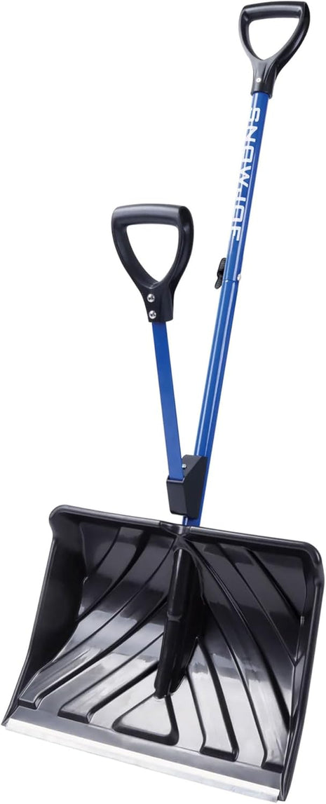 Snow Joe Snow Shovel with 18-Inch Blade and Assist Handle, 3.5 Lbs - Heavy-Duty Lightweight Shoveling Tool for Ice Removal, Shovelution SJ-SHLV01