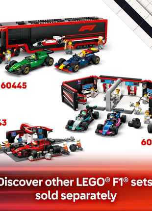 LEGO City F1 Driver with McLaren Race Car Toy - Model Car Building Toy Kit for Kids, Boys and Girls, Ages 6+ - F1 Collectible for Fans - with a Driver Minifigure - Gift Idea for Birthdays - 60442