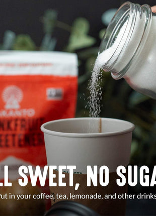 Lakanto Monk Fruit Sweetener with Erythritol, White Sugar Substitute From Monk Fruit Extract, Classic White Sugar Replacement for Baking, Coffee & Tea, Gluten Free, Low Carb, Non GMO, Keto (3 lb)