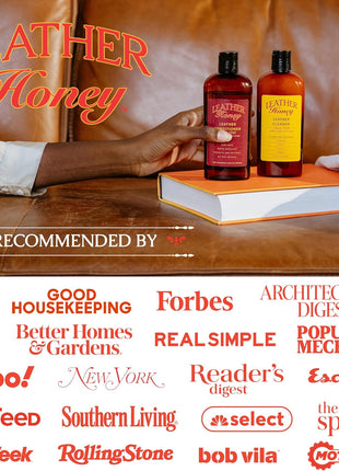 Leather Honey Leather Conditioner, Since 1968. for All Leather Items Including Auto, Furniture, Shoes, Purses and Tack. Non-Toxic and Made in the USA / 8 Fl Oz (Pack of 1)