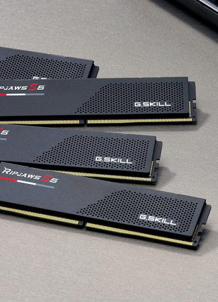 G.SKILL Ripjaws S5 Series DDR5 RAM (Intel XMP 3.0) 32GB (2x16GB) 6000MT/s CL30-40-40-96 1.35V Desktop Computer Memory U-DIMM - Matte Black (F5-6000J3040F16GX2-RS5K)