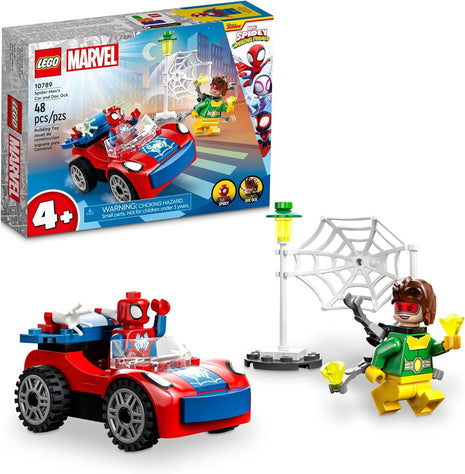 LEGO Marvel Spider-Man's Car and Doc Ock - Kids Pretend Play Set with Glow in The Dark Pieces for Boys & Girls, Ages 4+ - Gifts for Birthdays - 10789 | Lego Marvel Lego 48 Pieces - Spider-Man's Car and Doc Ock #10789