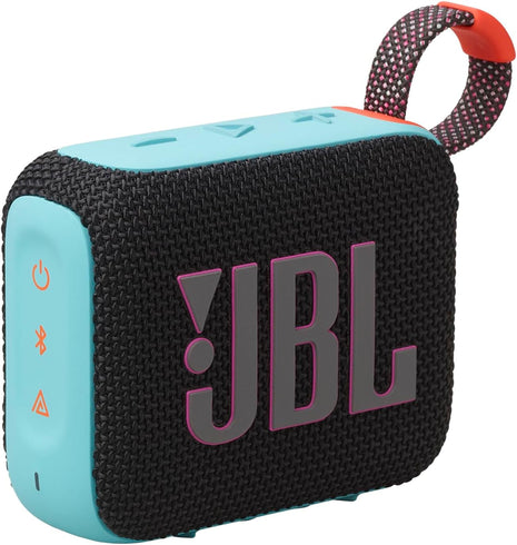 JBL Go 4 - Ultra-Portable Bluetooth Speaker - Black | Ultra-portable JBL Pro Sound with punchier bass, Up to 7 hours of playtime plus 2 hours with Playtime Boost