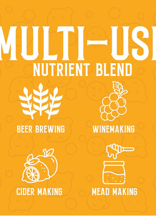 Craft A Brew   Yeast Nutrient   Food Grade   For Wine Making & Beer Brewing   Creates Nutrient Rich Environment For Yeast   2 oz Package