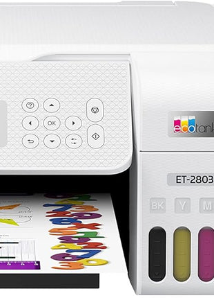 Epson EcoTank ET-2803 Wireless Color All-in-One Supertank Printer