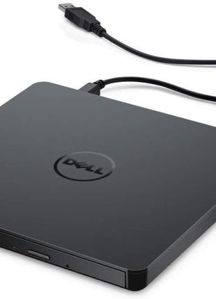Dell External USB Slim DVD RW Drive DW316, Plug and Play, Black | CyberLink Media Suite 12, 8 Watt, Windows 11 or below
