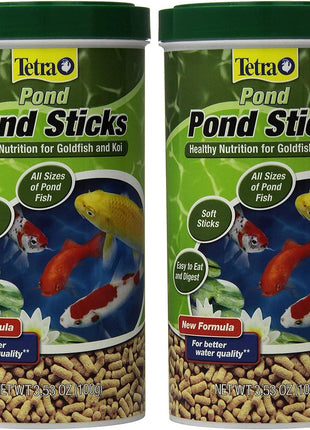 TetraPond Pond Sticks, Pond Fish Food, for Goldfish and Koi, 1.72 Pounds