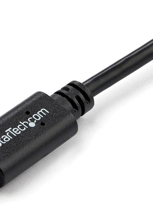 StarTech.com Right Angle USB-C Cable - 1m / 3 ft - Reversible - M/M - USB Type C Cable - USB-C Charge Cable - USB C to USB C Cable (USB2CC1MR), Black