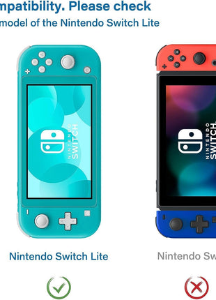 NEW'C 3 Pack Designed for Nintendo Switch lite Screen Protector Tempered Glass, Case Friendly Anti Scratch Bubble Free Ultra Resistant