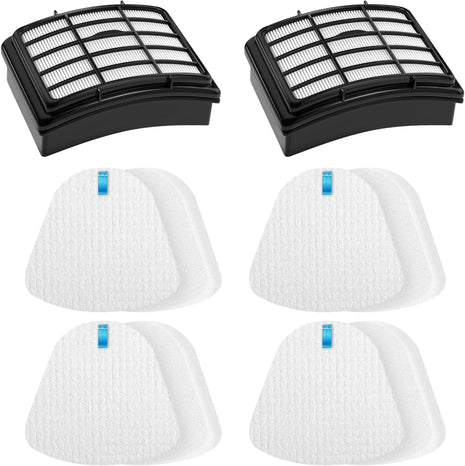 2 + 4 Pack Filters for Shark Vacuum Navigator Lift Away Filter Replacement ZU503AMZ NV350 NV351 NV352 NV355 NV356E NV357 NV360 NV370 UV440 UV540, Parts xFF350 xHF350