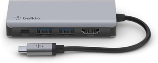 Belkin USB 3.2 Gen 1 (3.1 Gen 1) Type-C 5000 Mbit/S Silver, W128263184 (Type-C 5000 Mbit/S Silver)