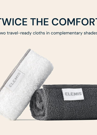ELEMIS Cleansing Cloth Duo, Luxury Face Cloths for Cleansing, 2-Pack