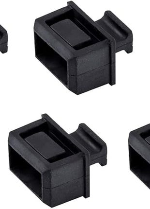 StarTech.com 10 Pack SFP Dust Cover for Open SFP/SFP+ Slot - SFP Plug - Fiber Optic Dust Caps - SFP Port Anti-Dust Cover - Network Switch Port Protector - Durable TPE Material w/Pull Tab, TAA