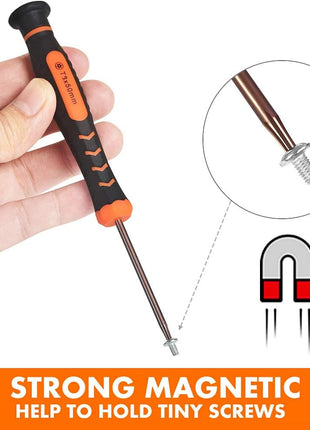 Cleaning Repair Tool Kit for PS4 PS5, TECKMAN TR9 Torx Security Screwdriver with PH00 PH0 PH1 Phillips Screwdriver Set for Sony Playstation 4,5 Main,Controller Tear Down and Dust Removal