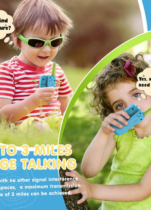 Selieve Toys for 3-12 Year Old Boys Girls, Easter Basket Stuffers, Walkie Talkies for Kids 22 Channels 2 Way Radio Toy with Backlit LCD Flashlight, 3 Miles Range for Outside, Camping, Hiking