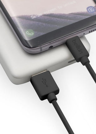 Belkin MIXIT Micro USB Cable for Samsung Phones (Black, 4 Feet)