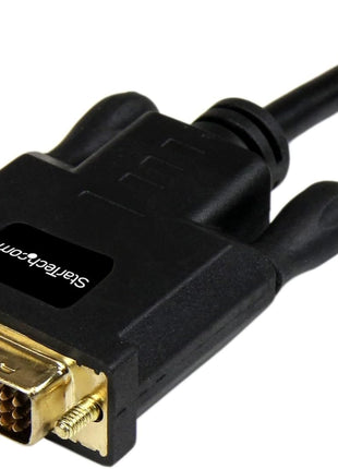 StarTech.com 3ft (0.9m) Mini DisplayPort to DVI Cable - Mini DP to DVI Adapter Cable - 1080p Video - Passive mDP 1.2 to DVI-D Single Link - mDP or Thunderbolt 1/2 Mac/PC to DVI Monitor (MDP2DVIMM3B)