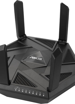 ASUS RT-AXE7800 Tri-Band WiFi 6E (802.11ax) Router, 6GHz Band, ASUS Safe Browsing, Upgraded Network Security, Instant Guard, Built-in VPN Features, Parental Controls, 2.5G Port, AiMesh Support