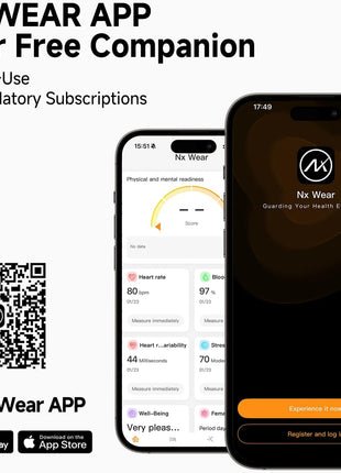 Smart Bracelet, Subscription-Free 24/7 Health Tracking, Heart Rate, SpO2, HRV & Sleep Tracker with IPX8 Waterproof, Wearable Activity & Fitness Tracker, 7-Day Battery, 2 Bands