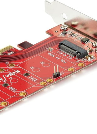 StarTech.com M2 PCIe SSD Adapter - x4 PCIe 3.0 NVMe / AHCI / NGFF / M-Key - Low Profile and Full Profile - SSD PCIe M.2 Adapter , TAA (PEX4M2E1)