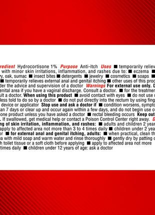 Cortizone 10 Maximum Strength Intensive Healing Itch Relief Cream, 1% Hydrocortisone, Fast Acting, Anti Itch Cream for Bug Bites, Rash, Eczema, Psoriasis, Poison Ivy, Oak, Sumac & More, 2 oz