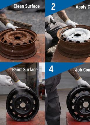 Corroseal Rust Converter & Metal Primer – Stops & Prevents Corrosion on Metal, Pro-Grade Rust Inhibitor for Cars, Trucks, Trailers, Marine & Industrial Equipment, 1 Gallon
