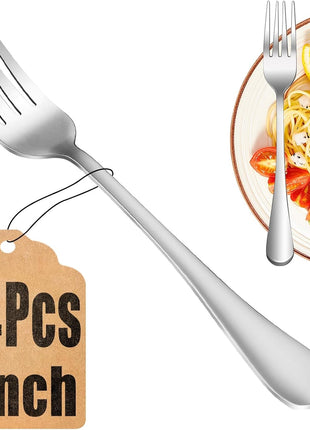 Dinner Forks,Set of 16 Top Food Grade Stainless Steel Silverware Forks,Table Forks,Flatware Forks,8 Inches,Mirror Finish & Dishwasher Safe,Use for Home,Kitchen or Restaurant