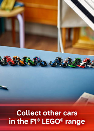 LEGO F1 Collectible Race Cars, 6 Pack - Building Set for Boys & Girls, Ages 6+ - Birthday Party Favor or Gift - Mystery Box W/Surprise F1 Car Toys - Travel Toys for Kids - 66796
