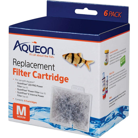 Aqueon Replacement Filter Cartridges Medium - 6 pack