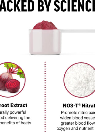 Force Factor Total Beets Nitric Oxide Powder for Circulation and Joint Support Chews with Turmeric Curcumin for Extra Strength