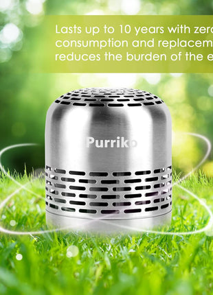 Purriko Refrigerator Deodorizer,Lasts for 10 Years,Refrigerator Odor Eliminator,Fridge Deodorizer,More Effective Than Baking Soda Bamboo Air Purifying Bags